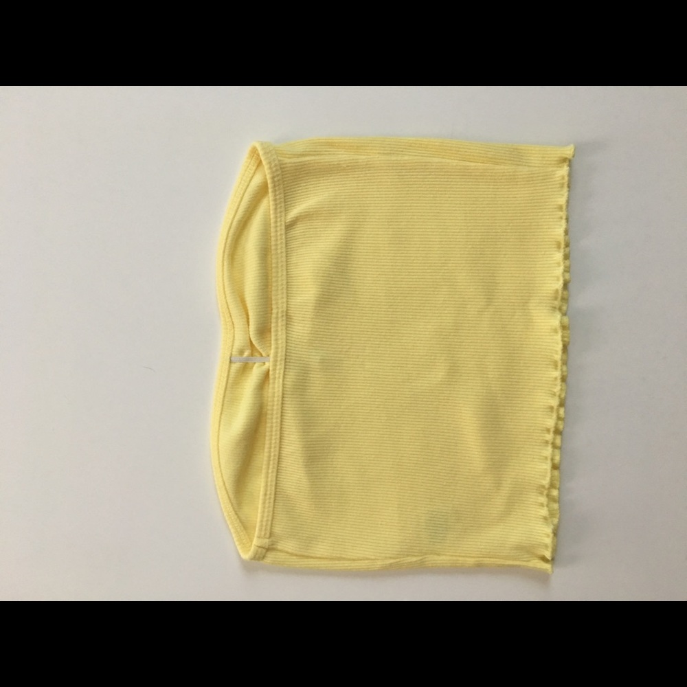Yellow crop top size Small!